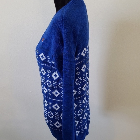 Fair Isle Button Down Cardigan Hollister - Picture 4 of 6